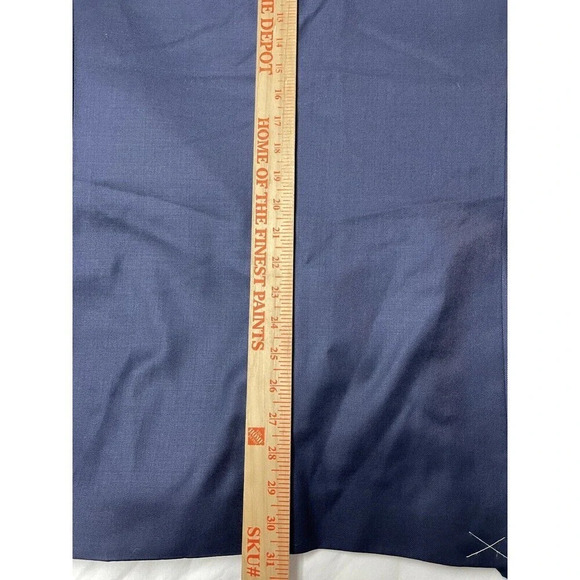 Joe Joseph Abboud 100% Wool Suit Jacket Balzer Men Sz 37 Long Navy Blue Business - Picture 14 of 14